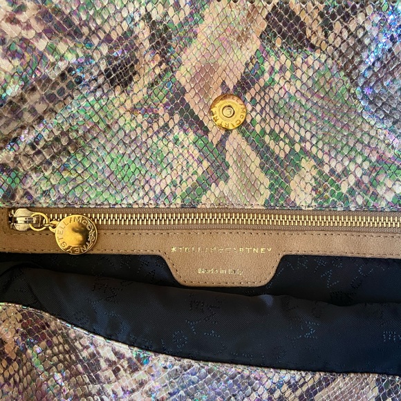 Last Day! STELLA MCCARTNEY Snakeskin Falabella - Picture 4 of 9